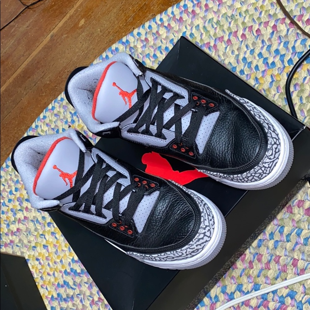 Retro 3 Black Cement